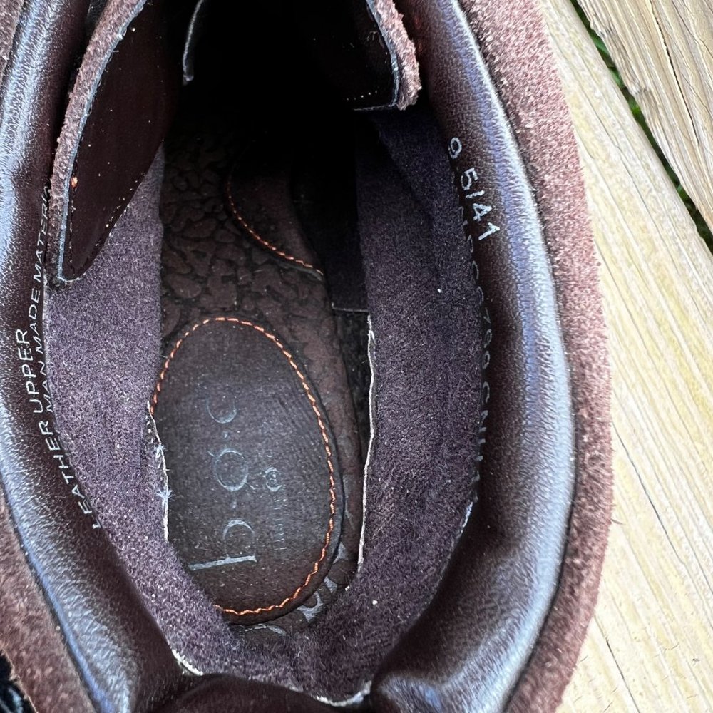Born BOC Bootie Shoes Boots size 9.5 Women Brown Suede Lace Up BC6769 - Picture 10 of 10